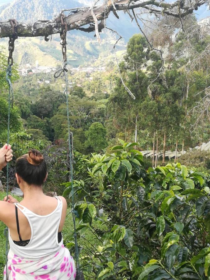 Finca Cafetera El Coral Jardín Esterno foto
